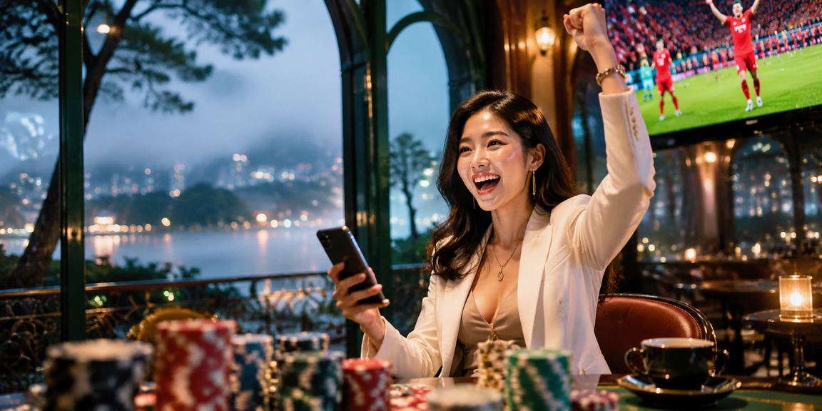 Người dùng đăng nhập cá cược trực tuyến tại quán cà phê Đà Lạt