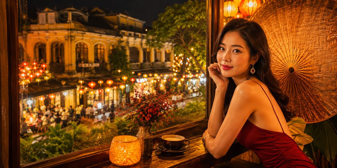 Người dùng Hà Nội đội nón lá theo dõi trang khuyến mãi cá cược trực tuyến